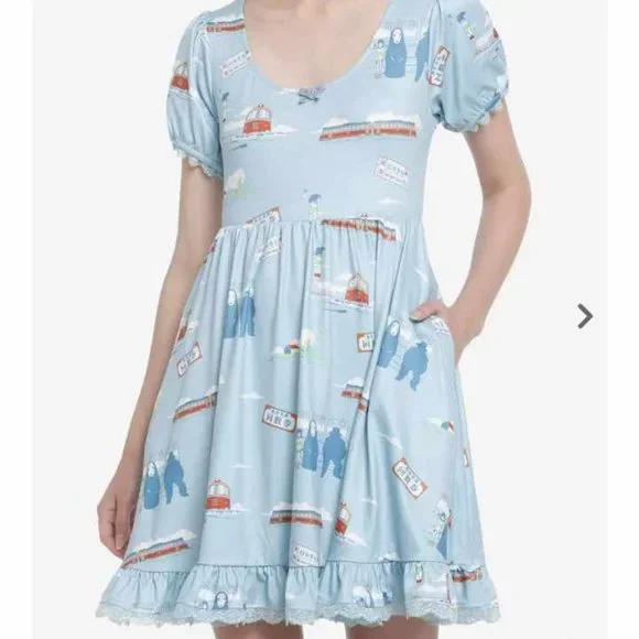 hot topic blue dress Selected Femme Maline High Neck Knit Jumper Dress, Nebulas Blue